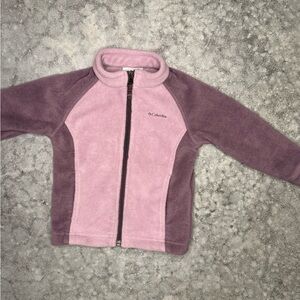 Columbia Benton Springs 18-24mo Purple Fleece Jacket
